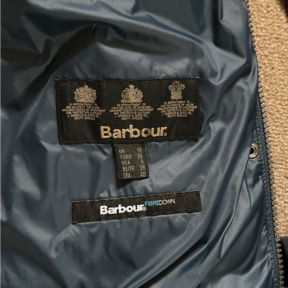 Barbour down mid-weight jacket - Picture 4 of 5